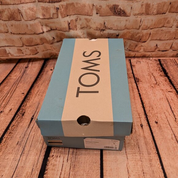 Tom's Alpargata Mallow Casual White Canvas Slip-On Shoes with Leopard Insole 6 - Picture 3 of 12